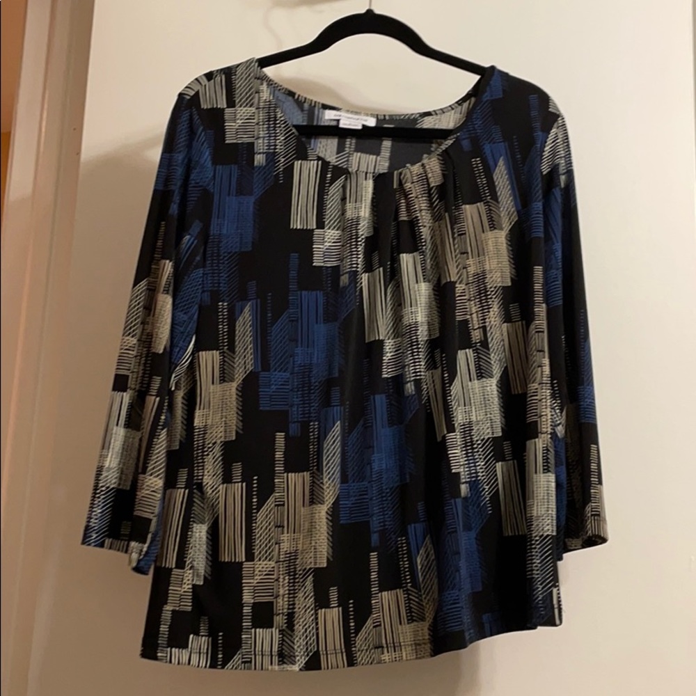 Polyester\spandex blouse